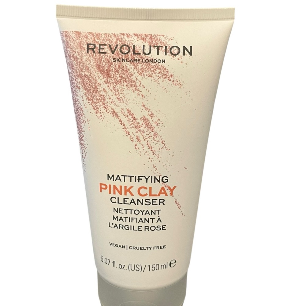 NEW Revolution Skincare London Mattifying Pink Clay Cleanser Vegan 5.07 Oz